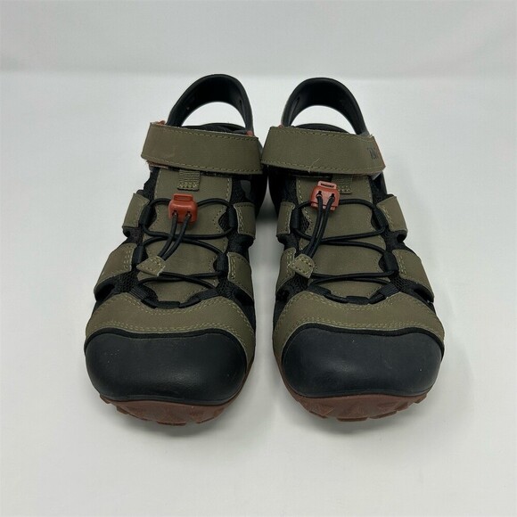 Teva Flintwood Men\'s Closed-Toe Sport Water Sandals Dark Olive Bungee Size 8 main image 8